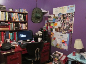 Where the genius happens (my writing space)